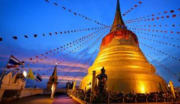 Chùa Wat Saket (Chùa Núi Vàng), Bangkok, Thái Lan