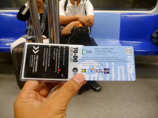 Du lịch Singapore - Thẻ MRT thường
