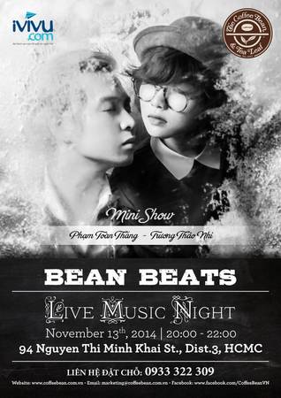 Poster chính thức của chương trình Bean Beats. 