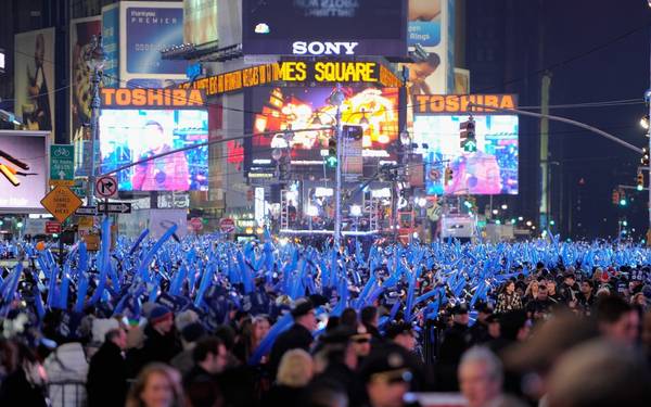 Không có gì nghi ngờ việc bạn đã có thể nhìn thấy hình ảnh của đêm giao thừa đón năm mới ở New York