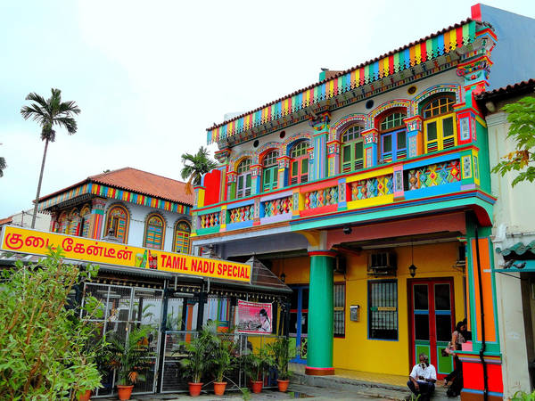 Đường Serangoon nổi tiếng bởi sở hữu những ngôi nhà nhiều sắc màu. Ảnh: Flickr.com