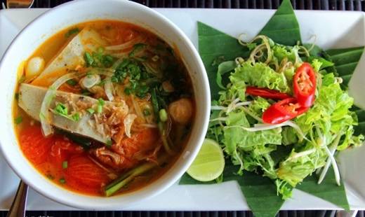 Bún chả cá là món ăn không-ăn-không-về của nhiều du khách khi đến Quy Nhơn. (Nguồn: Internet)