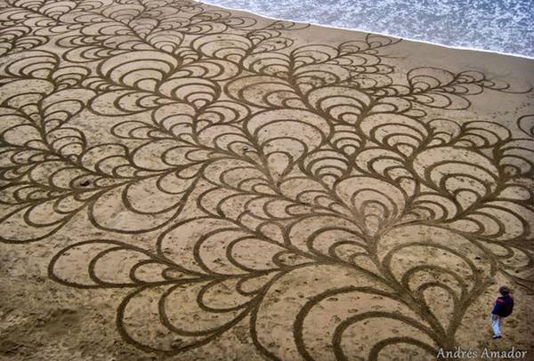 Cảnh đẹp của tranh cát đặc sắc và ấn tượng bậc nhất
