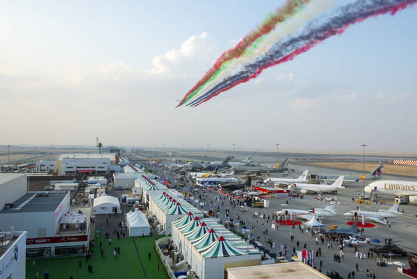 Dubai Air Show là sự kiện được những du khách quan tâm đến ngành hàng không trên thế giới cực kỳ quan tâm. Ảnh: gulfbusiness.com