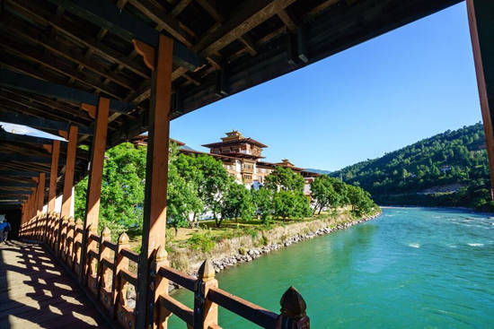 Tu viện Punakha. Ảnh: Nguyễn Thanh Hải