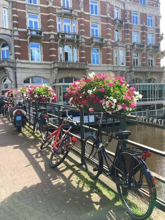 Xe đạp là phương tiện giao thông cá nhân phổ biến ở Amsterdam. Địa hình bằng phẳng cùng cơ sở hạ tầng được đầu tư xây dựng tốt và vươn tới mọi ngóc ngách của Hà Lan khiến việc đi xe đạp rất thuận tiện và an toàn.