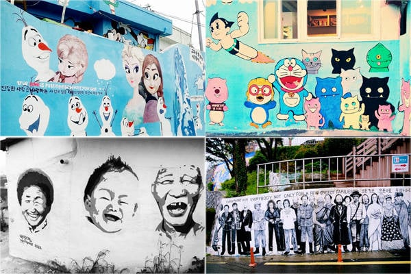 Các họa sĩ cũng phác họa những nhân vật hoạt hình nổi tiếng hay nụ cười của mọi người. Ảnh: Instagram.