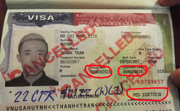 Visa loại O1 do bên Thúy Nga làm cho Trấn Thành.