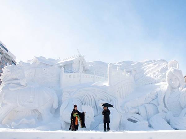 Vào những tháng mùa đông, Orido tổ chức lễ hội tuyết Sapporo.