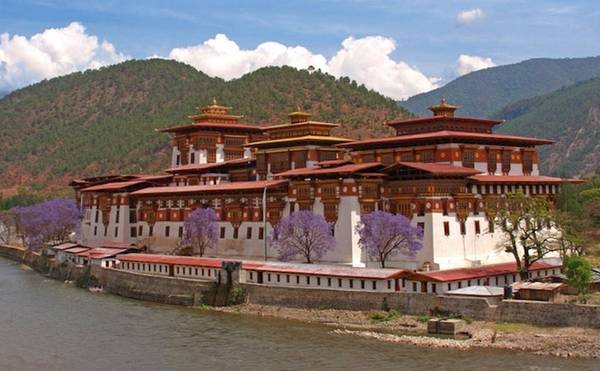 Nằm giữa hai con sông nổi tiếng Pho Chhu và Mo Chhu, Punakha Dzong mang hình dáng một pháo đài cổ và là cung điện Hoàng gia Bhutan cho đến giữa thế kỷ 20. Punakha Dzong phục vụ nhiều mục đích, vừa bảo tồn tín ngưỡng cho khu vực, là nơi ở của tu sĩ, vừa nắm giữ vai trò quản lý cho Hoàng gia, đồng thời lưu giữ nhiều di vật quý giá từ các đời vua ngày trước.