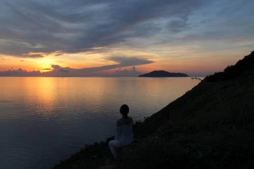 Thời khắc đón bình minh ở Côn Đảo luôn mang lại cảm giác kỳ diệu.