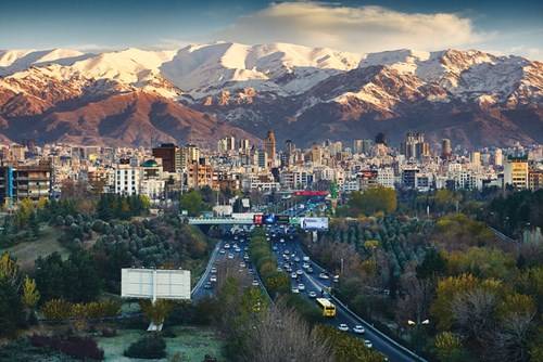 Tehran nhìn từ trên cao