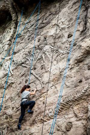 Thử sức leo núi với trò Amber Rock Climb