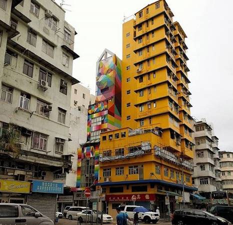 6. Phố Sham Shui Po: Đây là nơi tập trung nhiều công trình nghệ thuật đường phố trọng điểm ở Hong Kong.
