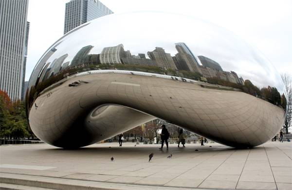"Hạt đậu" nổi tiếng của Chicago "Hạt đậu" nổi tiếng của Chicago