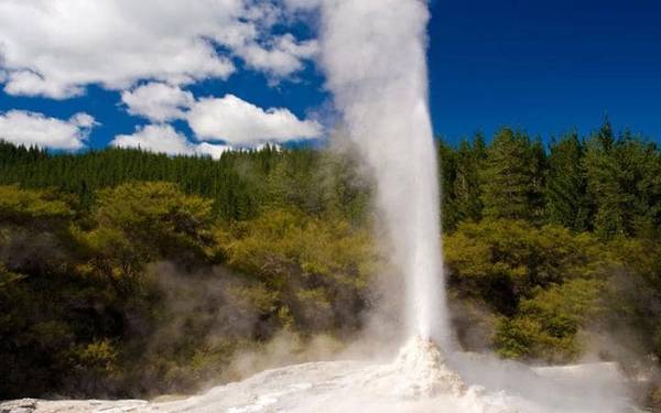 Suối nước nóng Rotorua được biết đến với mạch nước phun nổi tiếng. Mạch nước nóng và bùn lầy phun trào tự nhiên góp phần làm cảnh vật xung quanh trở nên đẹp mắt hơn. Bên cạnh đó, suối nước nóng Lady Knox và bể bùn khoáng nóng tại Whakarewarewa là một trong những điểm du lịch thu hút du khách đến Rotorua.