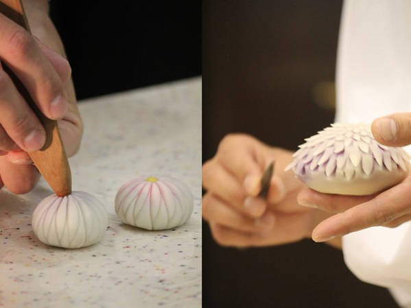 Nhật Bản cũng có các lớp học dành riêng cho môn học nghệ thuật làm bánh wagashi. Các sinh viên sẽ được học về lịch sử, thành phần và cách thức tạo ra một chiếc bánh ngon miệng và đẹp mắt. Những người thợ làm bánh chuyên nghiệp thường phải mất 12 năm học tập để thành nghề. Ảnh: Annabelle Orozco/flickr.