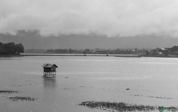 Một góc hồ Lak, hồ nước ngọt lớn nhất của tỉnh Đắk Lắk và lớn thứ hai Việt Nam, được bao bọc bởi những cánh rừng nguyên sinh và những buôn làng của người dân tộc M’Nong.