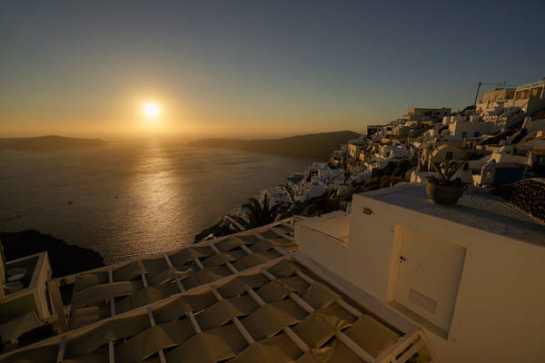 Santorini lạ lẫm khi màn đêm buông xuống
