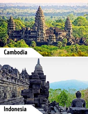 Trước đây, Angkor Wat là một ngôi đền Phật giáo bí ẩn mà ít người biết đến, nhưng trong những năm gần đây, nó đã trở nên rất nổi tiếng. Du khách từ khắp nơi trên thế giới đổ về chiêm ngưỡng kiến ​​trúc cổ kính mỗi ngày. Tuy nhiên, đến với ngôi đền Borobudur ở Indonesia, du khách sẽ không bắt gặp cảnh len lỏi giữa dòng người đông đúc để vãn cảnh.