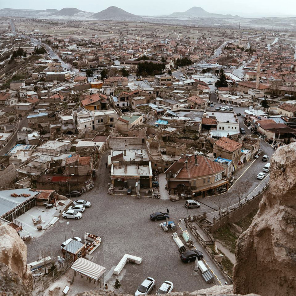 Toàn cảnh Cappadocia nhìn từ pháo đài Uchisar