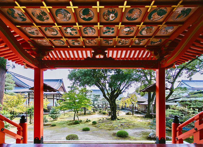 Đền Daikakuji ở Sagano, cách Kyoto không xa.