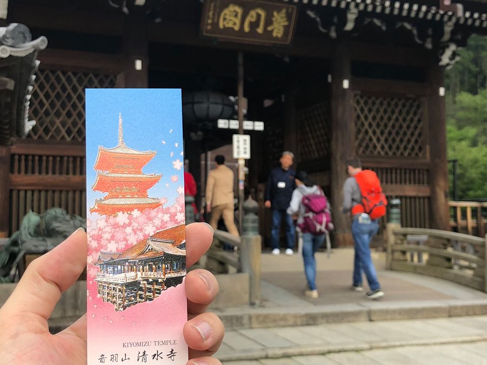 Vé tham quan chùa thanh thủy Kiyomizu-dera.