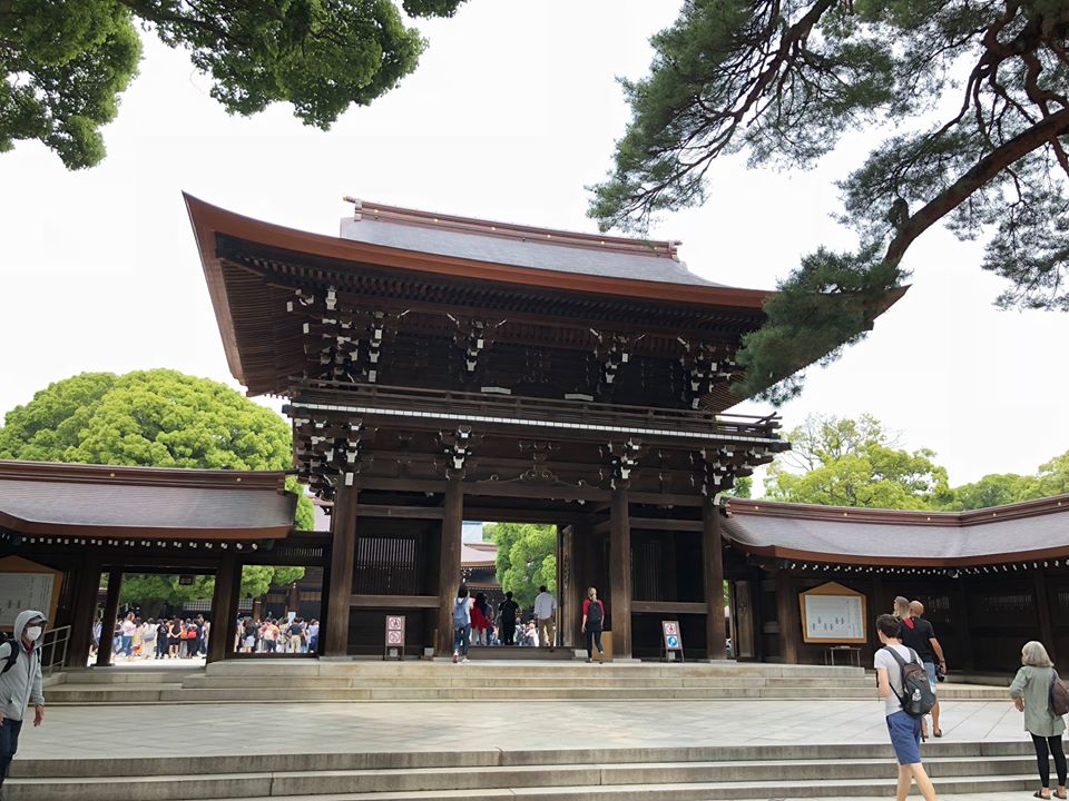 Đền Meiji Jingu.