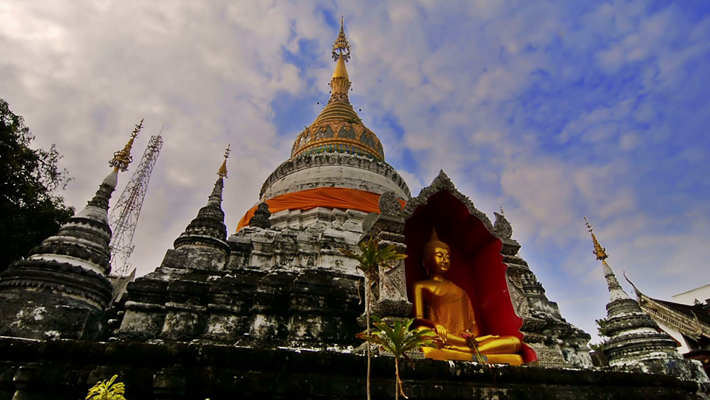 Chùa Wat Buppharam. Ảnh: videoblocks