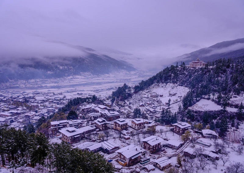 Mùa đông ở Bhutan - Ảnh: Hải Piano