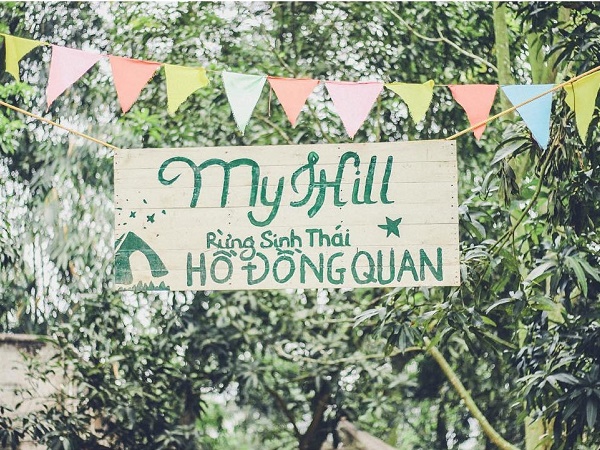 My Hill - hồ Đồng Quan là điểm cắm trại quen thuộc của giới trẻ (Nguồn: Internet)