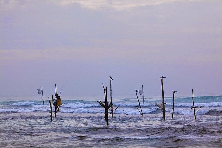Vào năm 2004, một cơn sóng thần đã tàn phá phần lớn bờ biển Ấn Độ Dương và khiến người dân không thể câu trên cọc kheo mà quay lại phương pháp câu cá bằng thuyền.