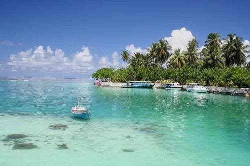 Đảo san hô Addu là nơi cao nhất ở Maldives. Ảnh: Travel Padi.