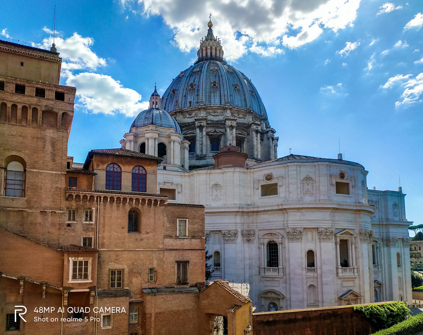 Nhà thờ Vatican từ khu vực nhà bảo tàng.
