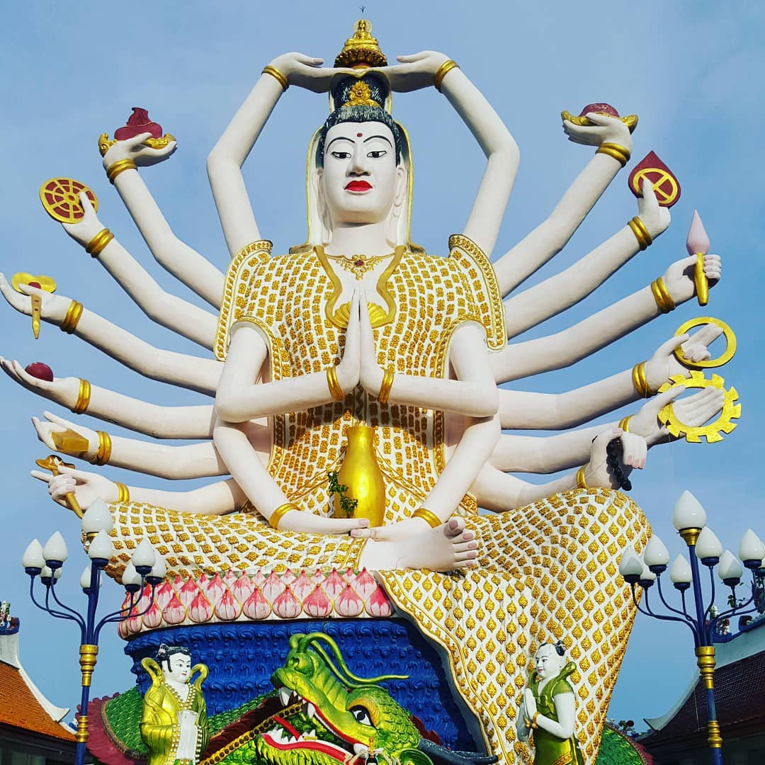 Đền Wat Plai Laem - Nơi Sở Hữu Pho Tượng Phật Bà Quan Âm 18 Tay Độc Đáo Ở  Thái Lan - Ivivu.Com