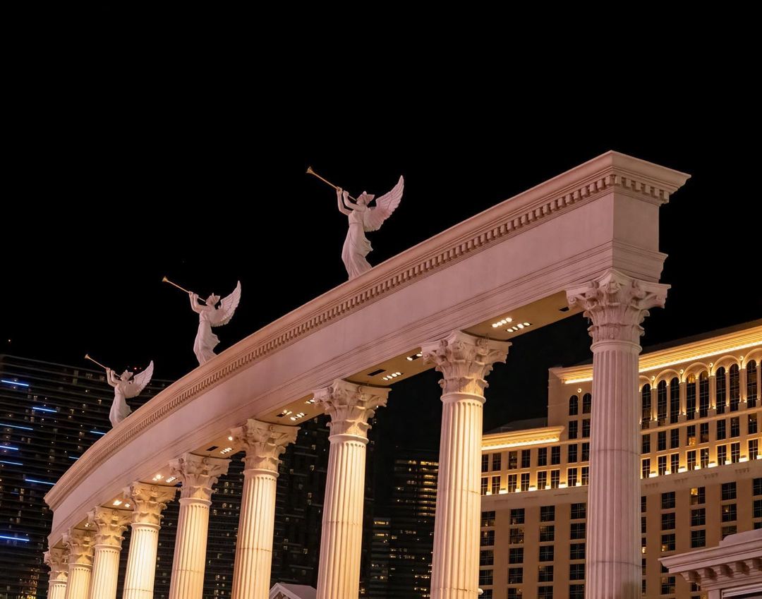 Caesars Palace Las Vegas. Ảnh: @christinepybus 