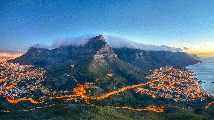 Nam Phi góc nhìn từ trên cao