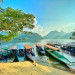 Hồ Ba Bể trong xanh mát mắt. Ảnh: ThuyHanh Phan