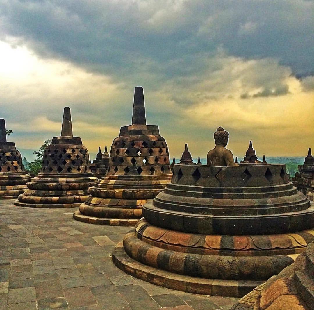 Đền Borobudur. Ảnh: @imannadwa