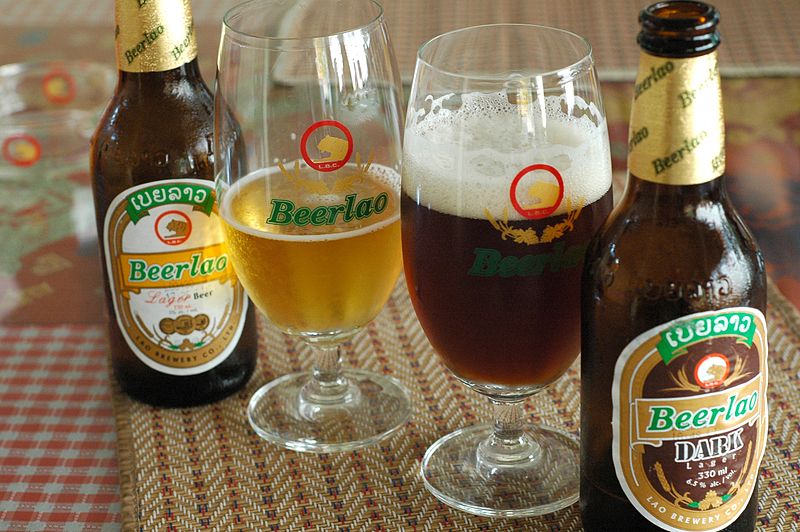 Bia Lào ngon nhất châu Á. Ảnh: Wikipedia