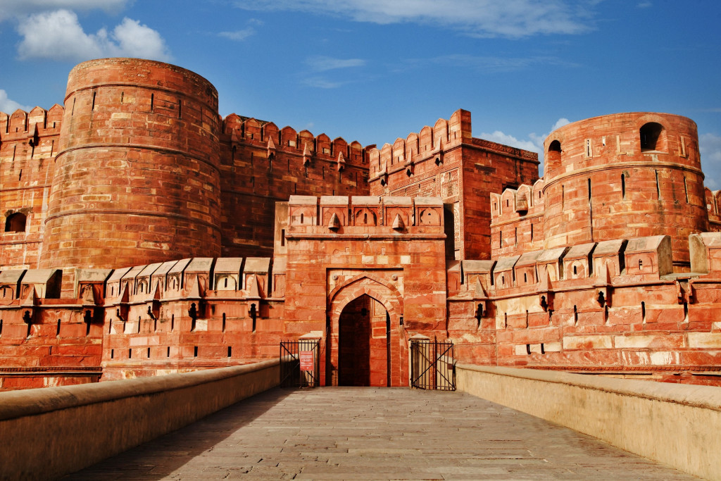 Pháo đài Agra rất lâu đời ở Ấn Độ. Ảnh: VOV