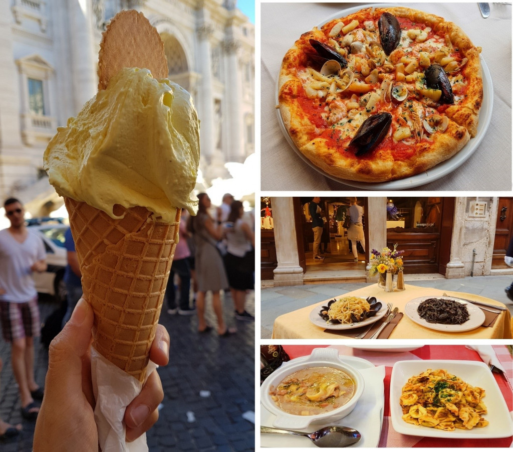 Một số món ăn Dung Trần rất thích ở  Ý