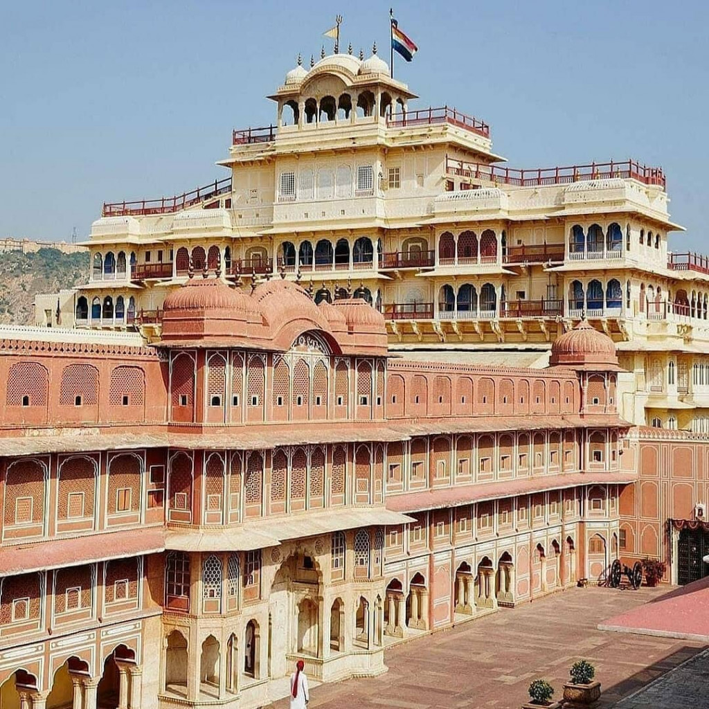 Cung điện Thành phố nổi tiếng ở Ấn Độ. Ảnh: @citypalacejaipur