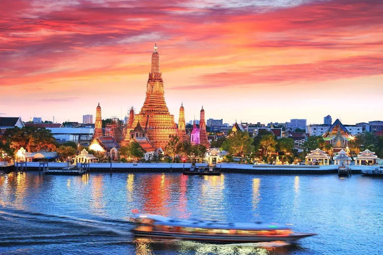 Một đoạn sông Chao Praya.