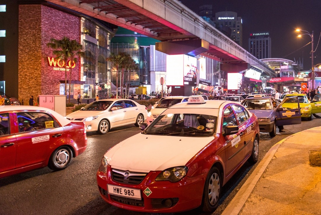 Xe- taxi -khá -phổ -biến- ở -Malaysia-ivivu