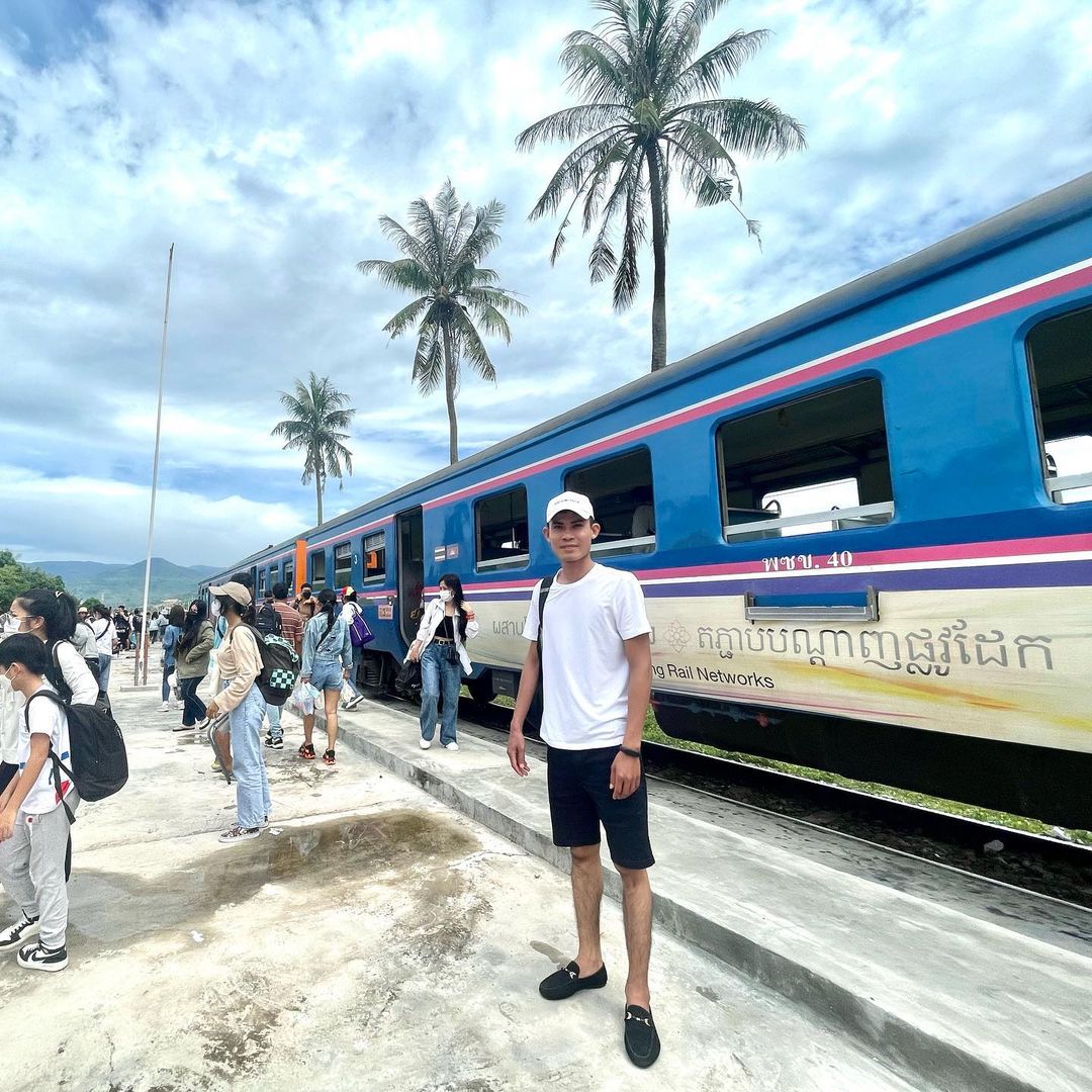 Ga xe lửa Royal Kampot. Ảnh: @sophorsmr.