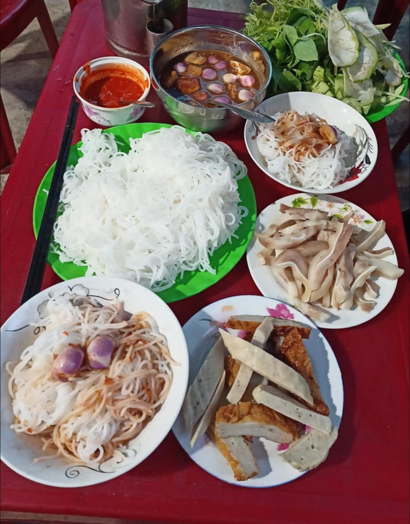 Bún mắm nêm Ninh Thuận ivivu 6