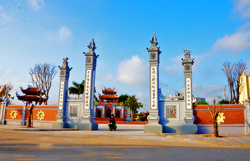 Ngôi chùa cũng giống như những ngôi chùa khác ở Việt Nam.  Ảnh: Báo Quảng Ninh.