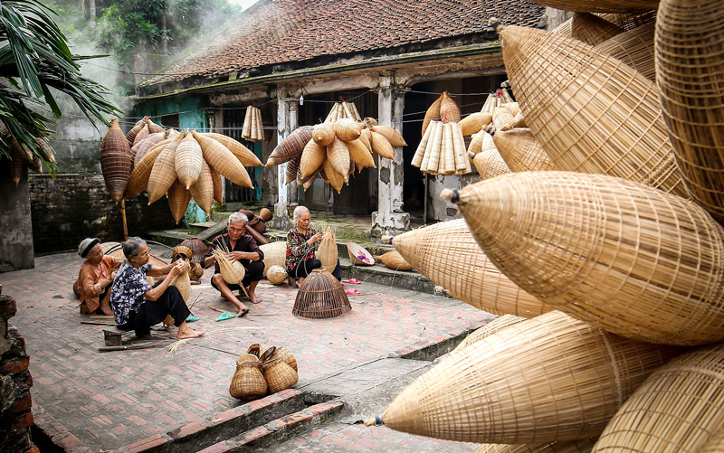 Làng nghề đan đó Thủ Sỹ, nét đẹp bình dị ở vùng nông thôn Hưng Yên -  iVIVU.com