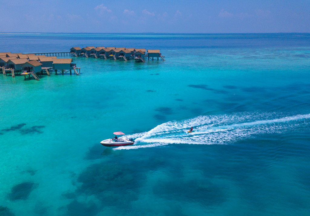 Khu nghỉ dưỡng. Ảnh: Fb Centara Ras Fushi Resort & Spa Maldives.